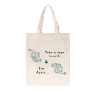 Take a deep breath & Try Agian "Totebag"
