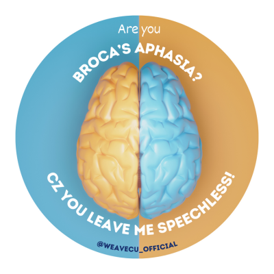 Broca’s Aphasia" Badge
